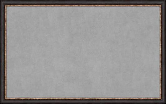 Amanti Art Black Framed Magnetic Board 27x43 Large Vision Board by AmantiArt