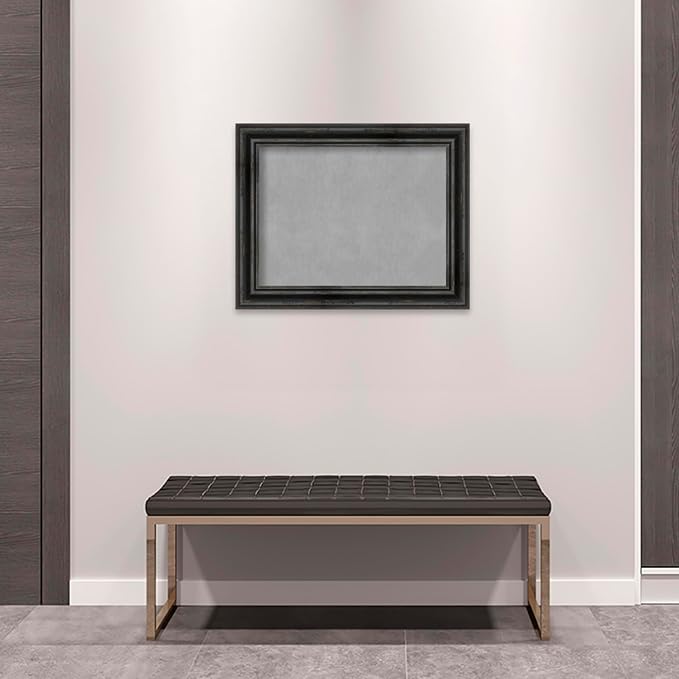 Amanti Art Black Framed Magnetic Board 23x29 Medium Vision Board - Image 6