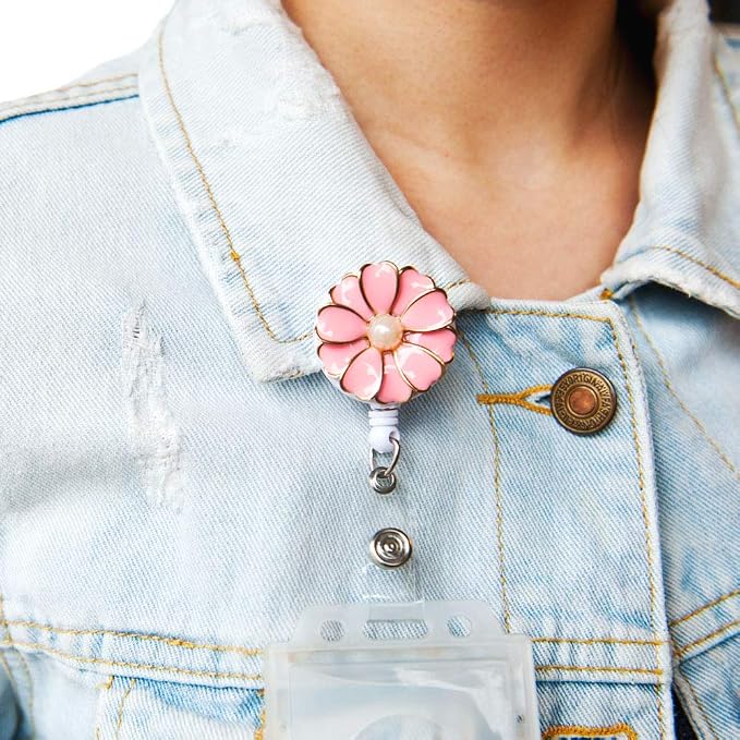 Retractable Badge Holder with Alligator Clip, 24 inch Retractable Cord - Image 6