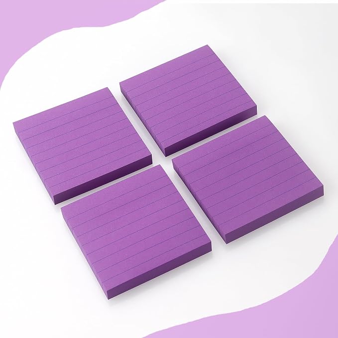 Lined Sticky Notes 3x3 Sticky Notes - Image 3