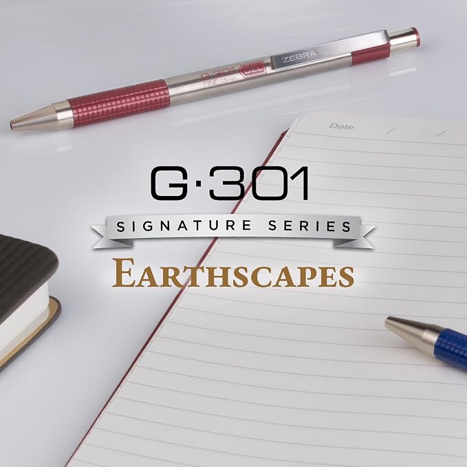 Zebra Pen G-301 Signature Series Retractable Gel Pen, 0.5mm Fine Point - Image 8