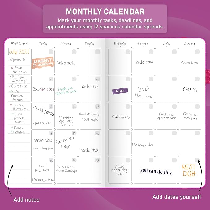 GoGirl Weekly Schedule Planner – Hourly Work & Life Planner - Image 4