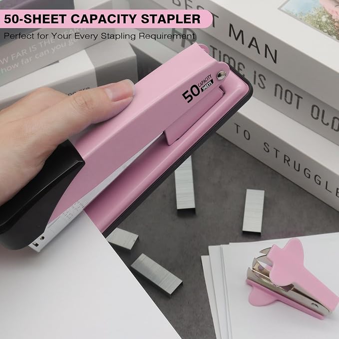 Metal Heavy Duty Stapler, 50 Sheet Capacity Stapler - Image 3