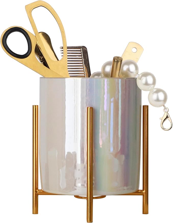 Pen holder for desk Sturdy Metal frame by SIEBOLD