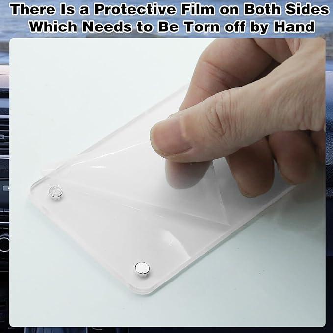 2Pcs Car Picture Holder, Acrylic Magnetic Personalized Photo Holder Car - Image 5