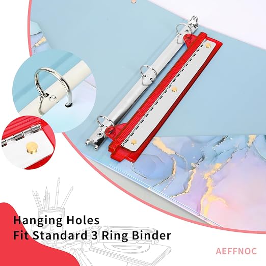 AEFFNOC 3 Hole Punch, Portable 3 Hole Puncher - Image 5