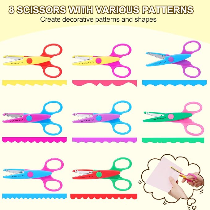 UCEC 8 Pack Craft Scissors - Image 2