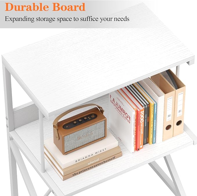 aboxoo Printer Stand for Desk, Desktop Printer Shelf Large 3-Tier Multi-Purpose - Image 5