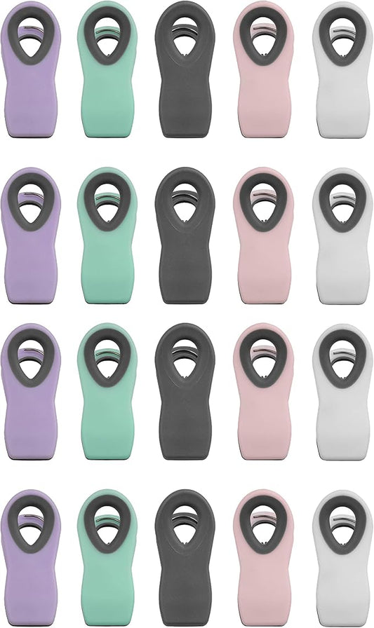 COOK WITH COLOR Chip Bag Clips with Magnet by CookwithColor