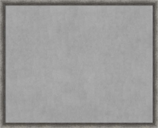 Amanti Art Grey Framed Magnetic Board 34x42 X-Large Vision Board by AmantiArt