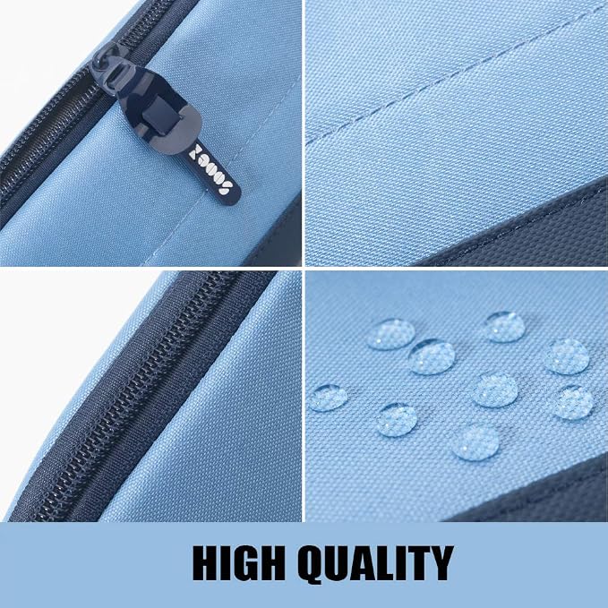 Sooez Wide-Opening Pencil Pen Case, Lightweight & Spacious Pencil Pouch Zipper - Image 4