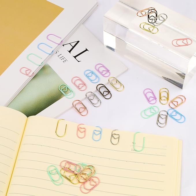 80 Pcs Heart Paper Clips - Image 6