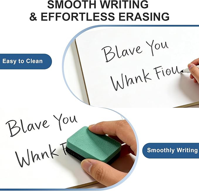 Dry Erase Boards, 24 Pack 9 x 12 Inch Mini Portable Practice White Boards - Image 4