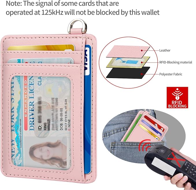 Slim Minimalist Front Pocket Wallet, RFID Blocking Credit Card Holder Wallet - Image 5