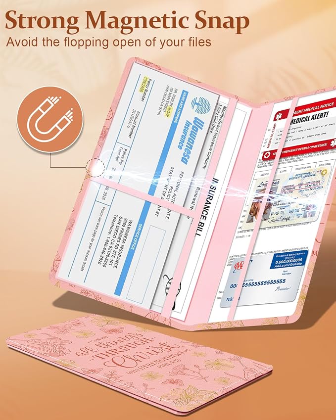 Slohif Car Registration and Insurance Holder - Image 4