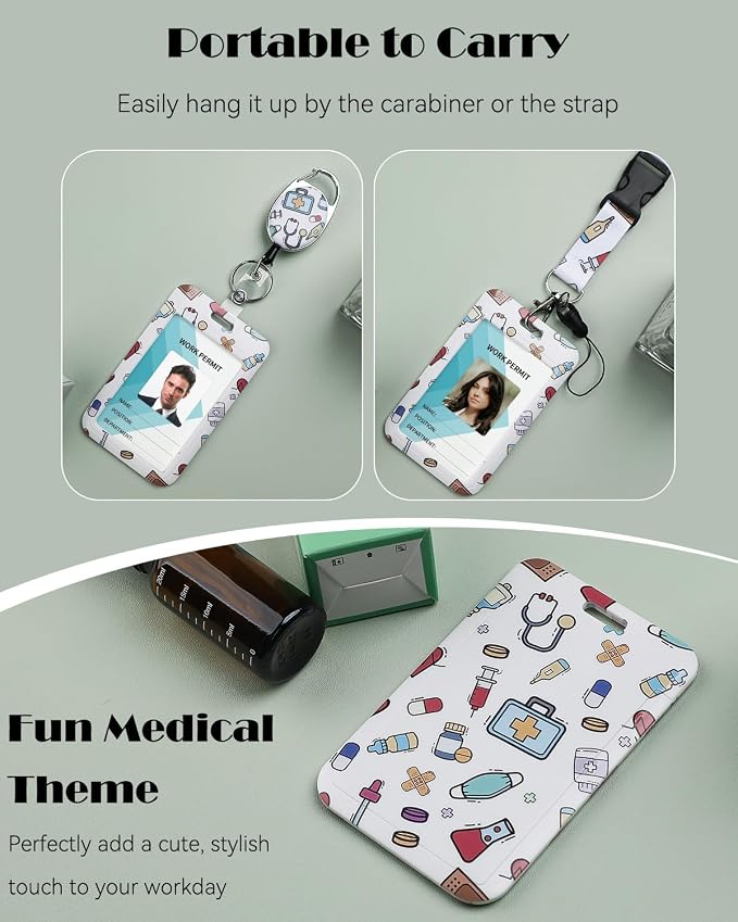 Uniclife Nurse Badge Holder Sliding Badge Holder - Image 6