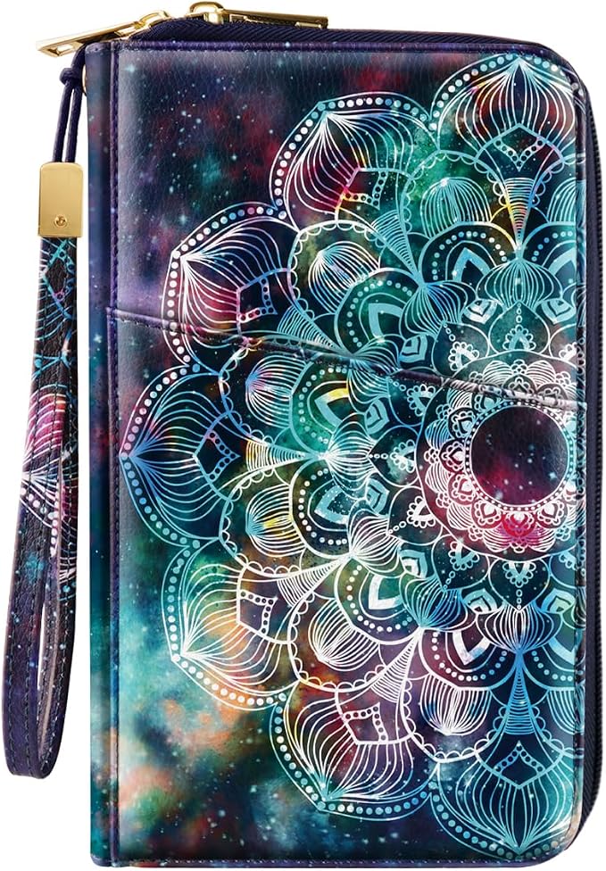 Family Passport Holder Wallet RFID Blocking Document Organizer PU Leather by Simikol