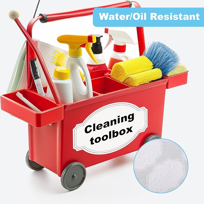 160 Pcs Labels for Storage Bins, 6 X 4 Inch Storage Bin Labels Large Removable - Image 5