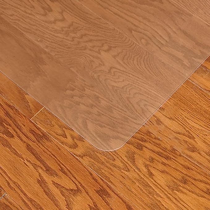 Staples Office Chair Mat, Hard Floors, Textured Underside, Extended Under-Desk - Image 4