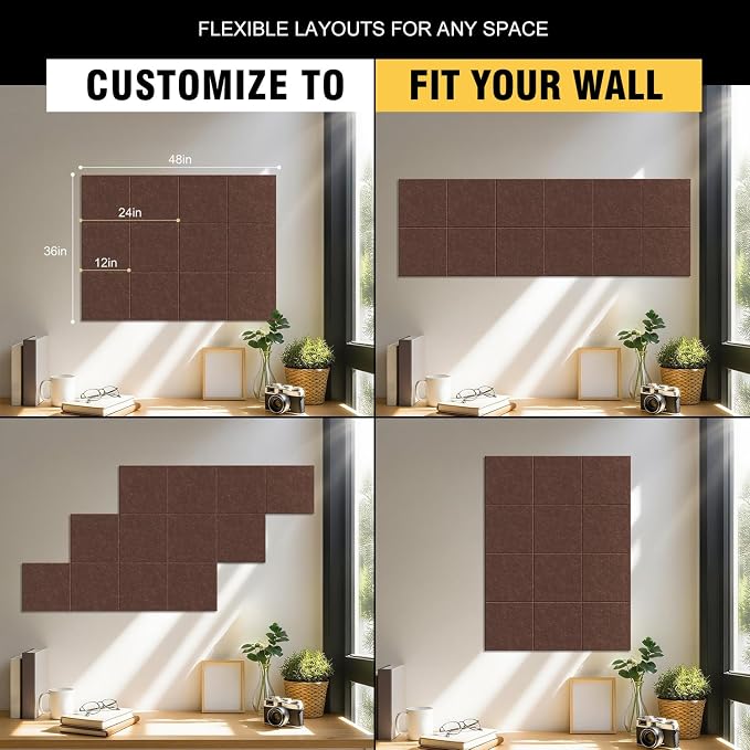 TSJOFFICE Large Cork Board for Wall - Image 2