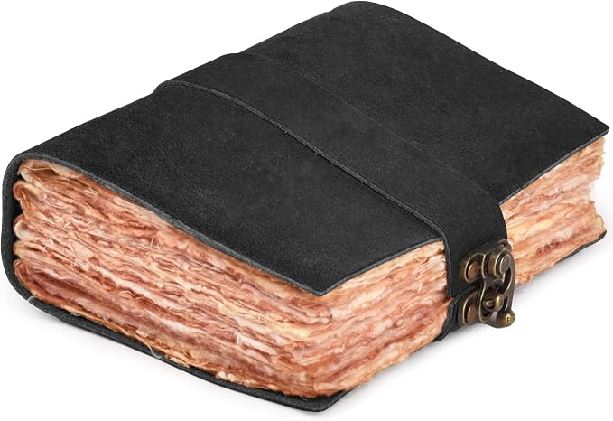 LEATHER VILLAGE Leather Bound Vintage Journal by LeatherVillage