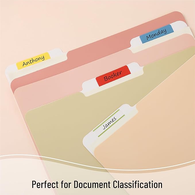 Mr. Pen- Colorful Index Tabs, 500 Pcs, 21 Sets, Sticky Page Markers for Notebooks, Binders and Books-DeskLoop Office