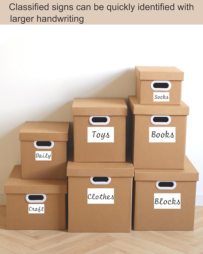 60PCS Labels for Storage Bins, 6 X 4 Inch Removable Labels for Storage Bins - Image 6