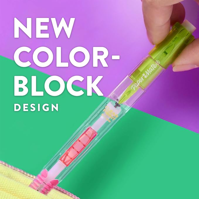 Paper Mate Clearpoint Mechanical Pencils, Color Block Edition, HB #2 Lead - Image 3