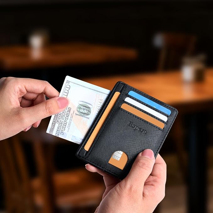Espera Slim Minimalist Front Pocket Wallet - Image 6