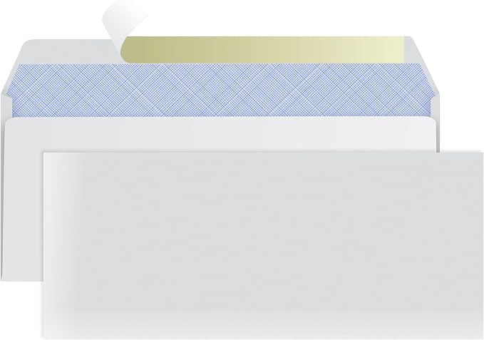 #10 Envelopes Letter Size Self Seal | 100 Business Mailing Security Peel and - Image 7