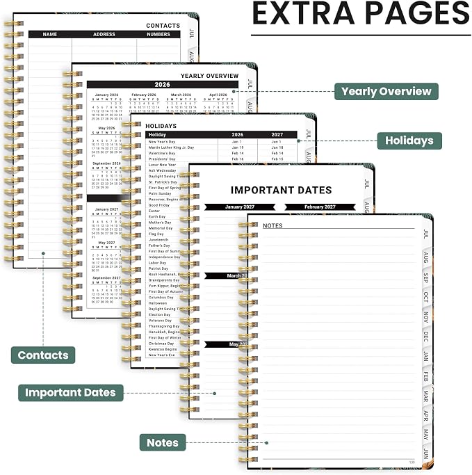 Planner 2026-2027, Monthly and Weekly Academic Planner July 2026 - Image 5