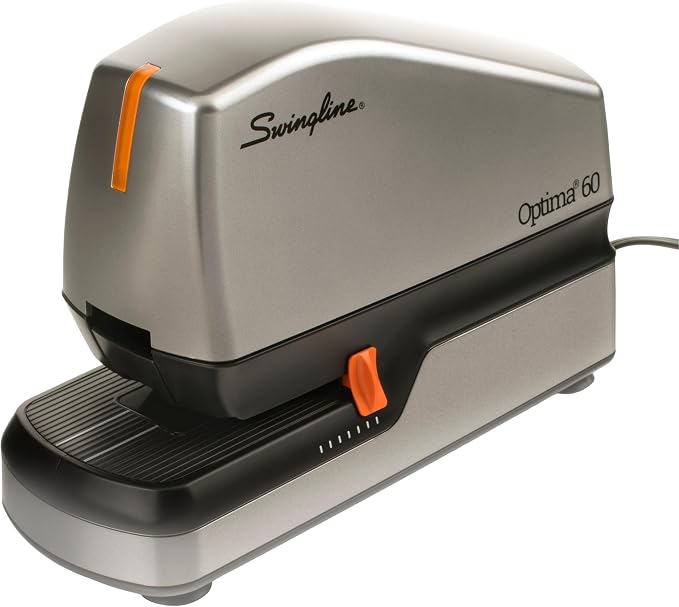 Swingline Electric Stapler, 60 Sheet Capacity, Optima 60, Jam Free, Auto or by Swingline