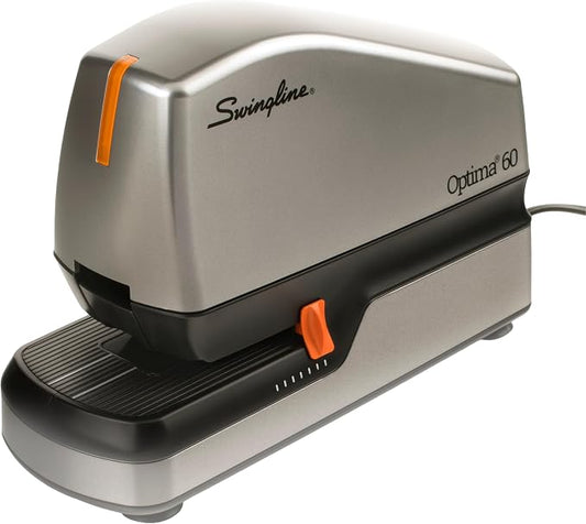Swingline Electric Stapler, 60 Sheet Capacity, Optima 60, Jam Free, Auto or by Swingline