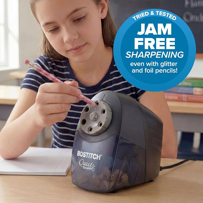 Bostitch Office Electric Pencil Sharpener, Heavy Duty Classroom Sharpener - Image 9