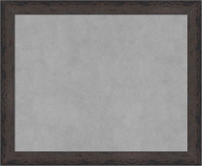 Amanti Art Black Framed Magnetic Board 19x23 Small Vision Board by AmantiArt