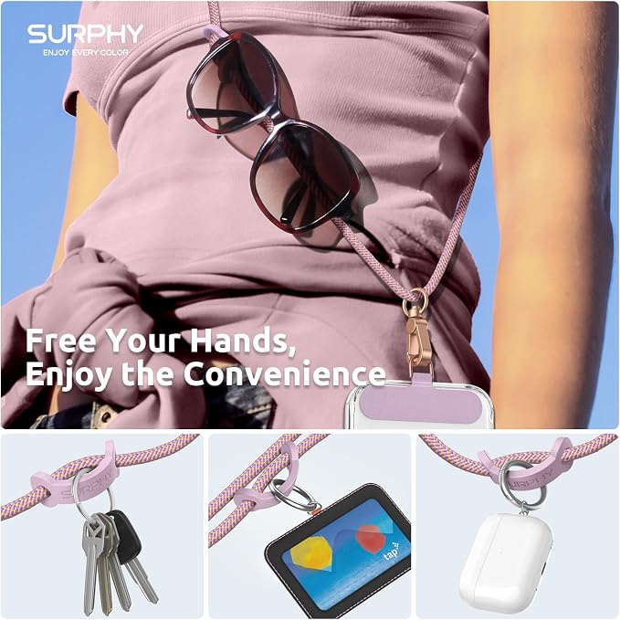 SURPHY Phone Lanyard Crossbody, Phone Strap Crossbody - Image 3