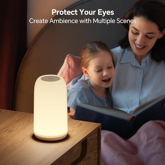 ROOTRO Cordless Table Lamps Rechargeable, Touch Lamp - Image 8