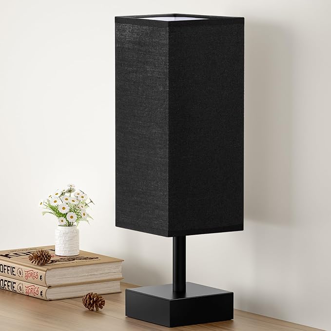 aooshine Black Small Table Lamp by Aooshine