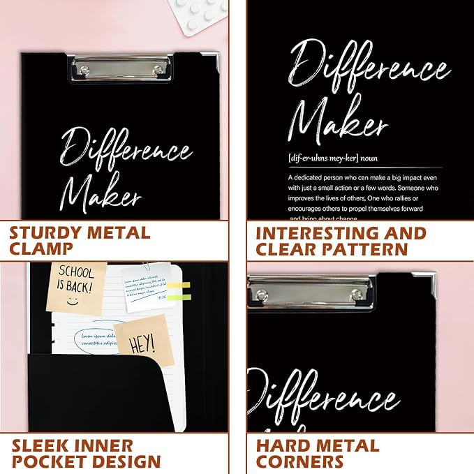 Lacama Difference Maker Gift Thank You Gifts，Clipboard - Image 7