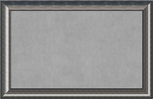 Amanti Art Silver Framed Magnetic Board 30x46 Large Vision Board by AmantiArt