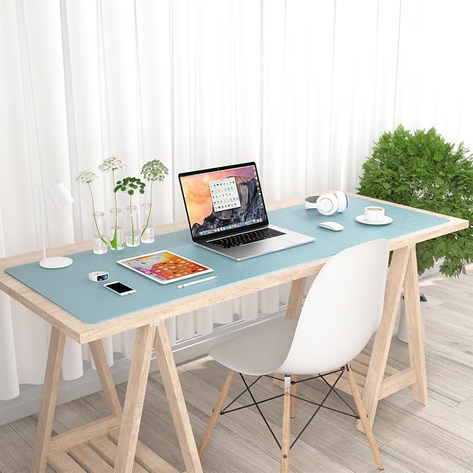Hsurbtra Desk Pad, XXXL Extended Mouse Pad, Waterproof Desktop Blotter Protector - Image 7