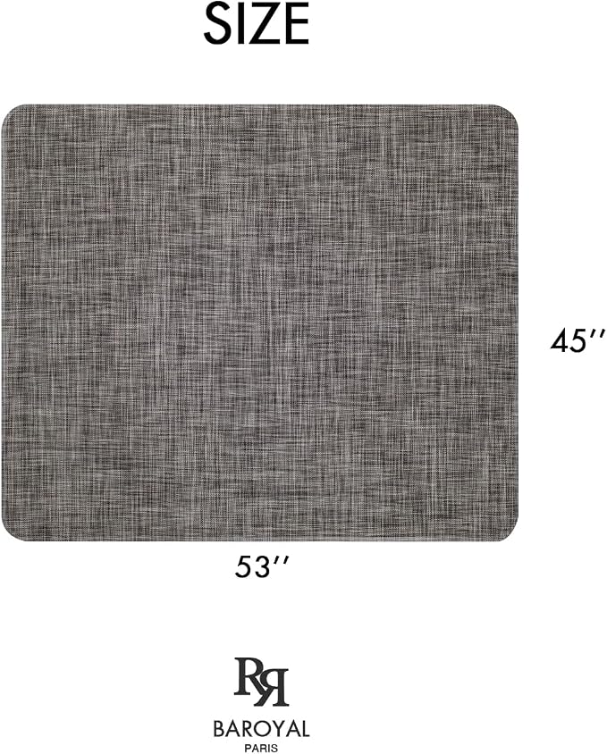 BARoyal Office Chair Mat for Hardwood Floor Under Desk Computer Rolling Chair - Image 6