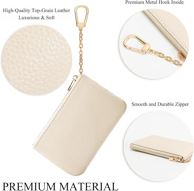Full Grain Leather Coin Purse - Image 4
