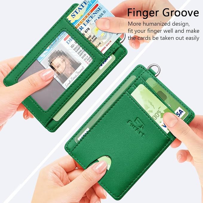 FurArt Slim Minimalist Wallet RFID Credit Card Holder - Image 3