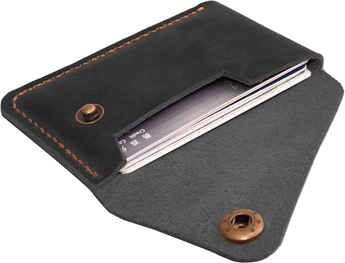 Leather Card Holder, Credit Card Wallet, Cardholder Wallet, Minimalist Wallet by Turbosnail