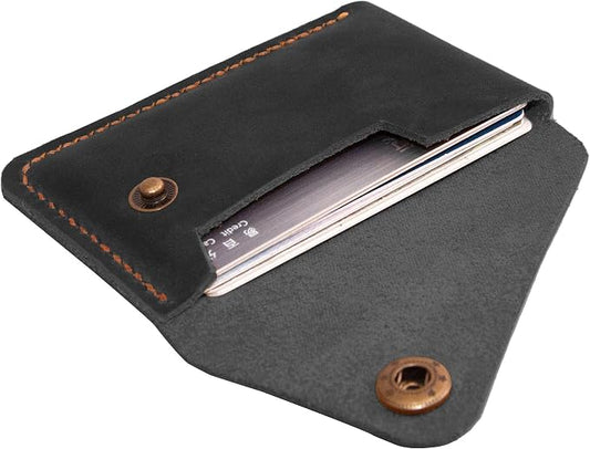 Leather Card Holder, Credit Card Wallet, Cardholder Wallet, Minimalist Wallet by Turbosnail