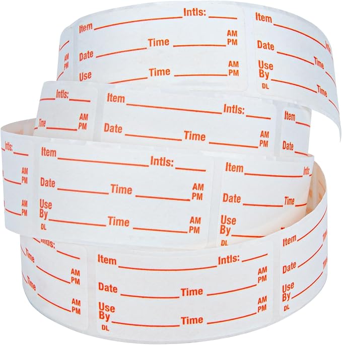 L LIKED 500 Stickers Use by 1 x 2 Inch Dissolvable Food Storage Labels - Image 4