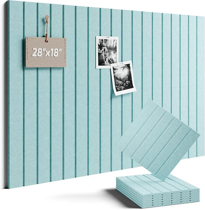 Felt Bulletin Board Tiles -28"x18" by FLUXYNARA