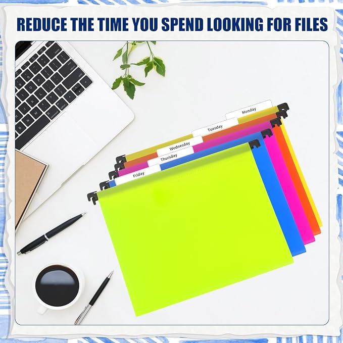 200 Pcs 3 1/2 Inch Hanging File Folder Tabs - Image 7