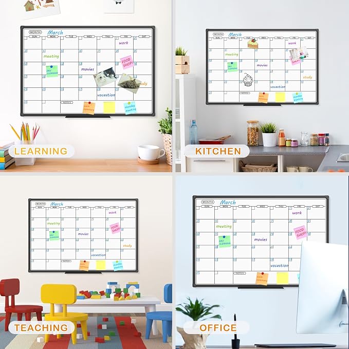 JILoffice Dry Erase Calendar Whiteboard - Image 3